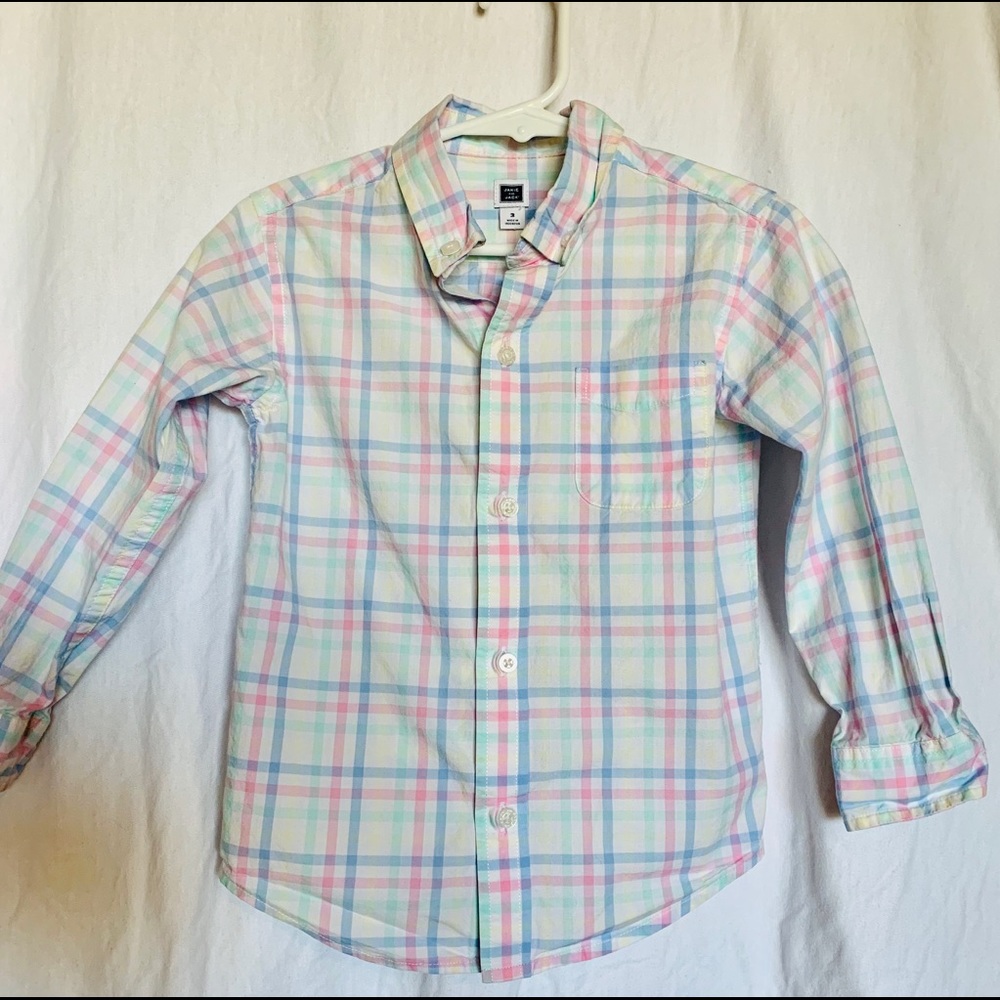 Janie and Jack poplin 3T shirt